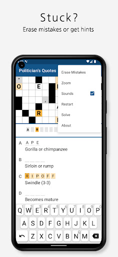 Acrostic Crossword Puzzles Bildschirmfoto 7