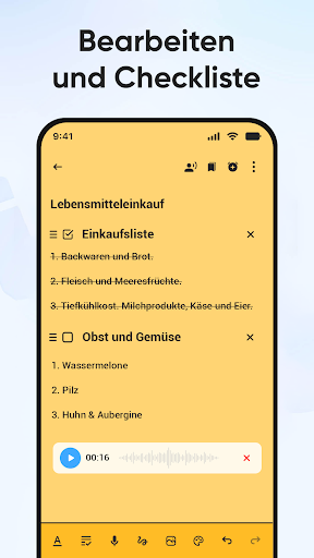 Notizen: Notizblock, Notizbuch Bildschirmfoto 15