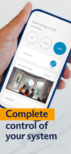 SimpliSafe Home Security App Bildschirmfoto 1