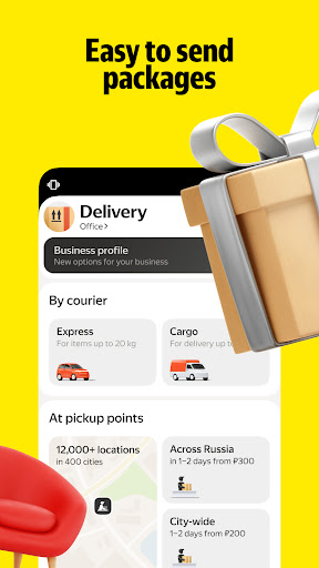 Yandex Go: Taxi Food Delivery Bildschirmfoto 4