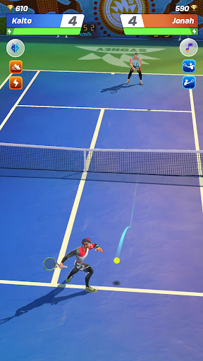 Tennis Clash: Online-Spiel Bildschirmfoto 9