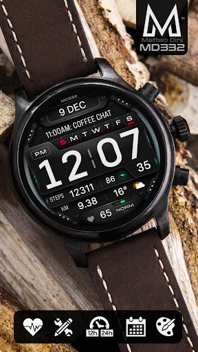 MD332 Digital watch face Bildschirmfoto 13