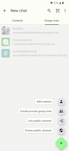 Conversations (Jabber / XMPP) Bildschirmfoto 1