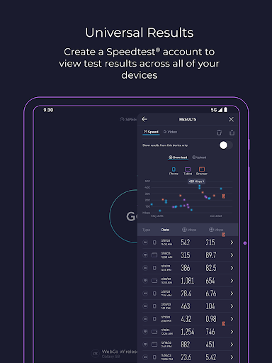 Speedtest von Ookla Bildschirmfoto 24