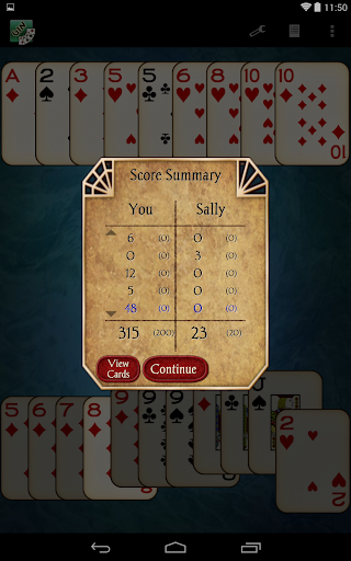 Gin Rummy Pro Bildschirmfoto 7