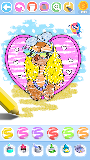 Glitter Beauty Coloring Pages Bildschirmfoto 16