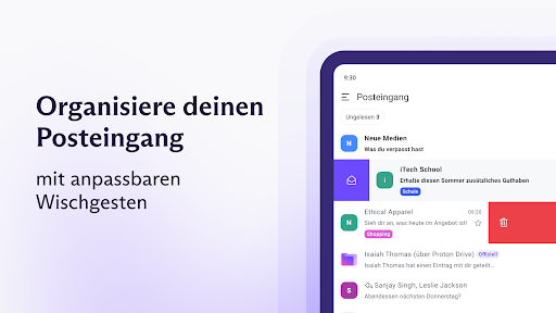 Proton Mail: sichere E-Mails Bildschirmfoto 9