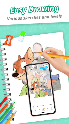 Draw Cartoon - AR Sketch App Bildschirmfoto 1