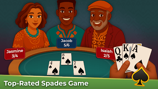 Spades Pop - Classic Card Game Bildschirmfoto 1
