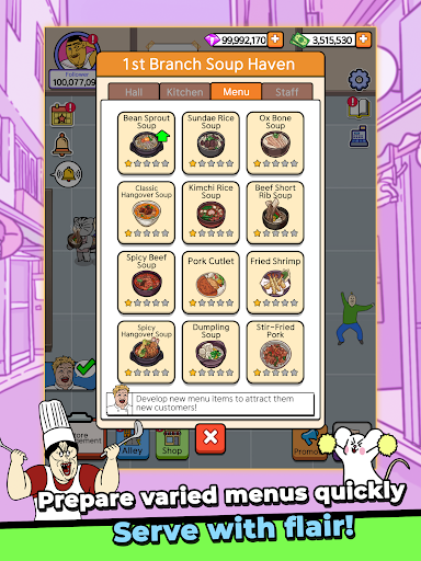 Alley Restaurant Tycoon Bildschirmfoto 4