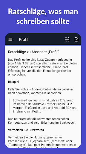Lebenslauf Erstellen - Resume Bildschirmfoto 5