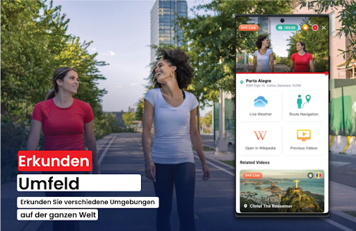 Erdkamera: Satellitenansicht Bildschirmfoto 1