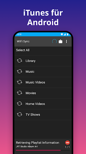 iSyncr: iTunes auf Android Bildschirmfoto 11