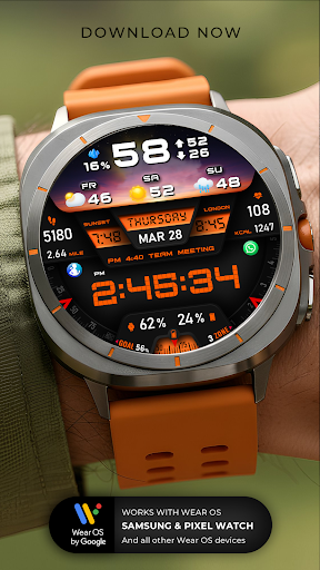 PER27 Digital Watch Face Bildschirmfoto 13