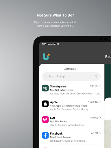 Unroll.Me - Inbox Mail Cleaner Bildschirmfoto 13