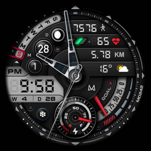 MD242 Hybrid watch face Bildschirmfoto 8