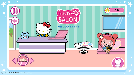 Hello Kitty: Schönheitssalon Bildschirmfoto 1
