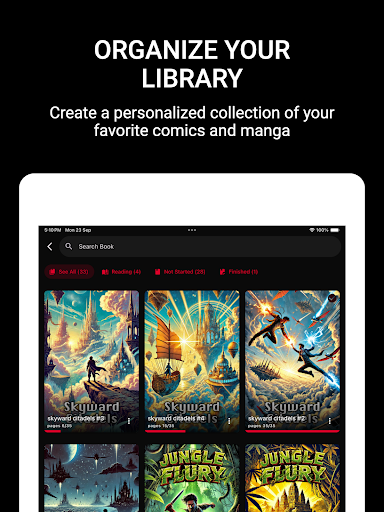 Comic-Leser CBR, CBZ & PDF Bildschirmfoto 12