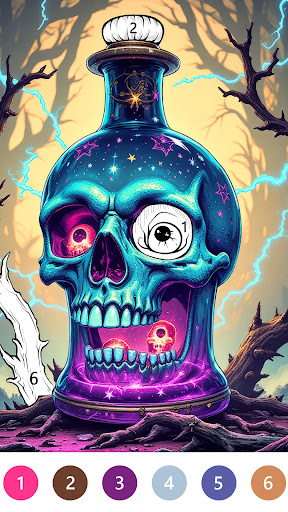Macabre Color Paint By Number Bildschirmfoto 1