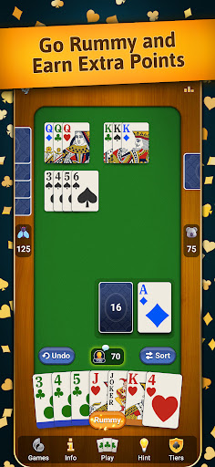 Rummy - Classic Card Game Bildschirmfoto 5