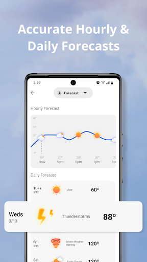 Weather Now Launcher - Radar Bildschirmfoto 1