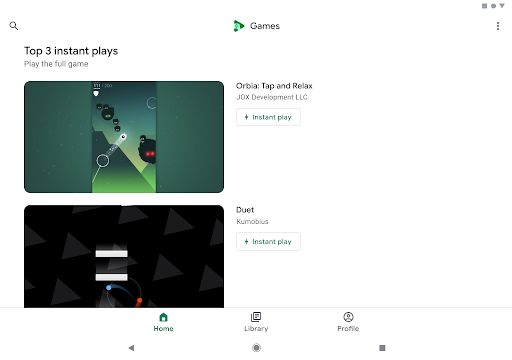 Google Play Spiele Bildschirmfoto 3