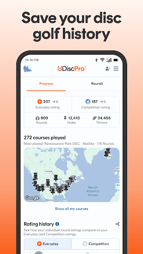 UDisc Disc Golf App Bildschirmfoto 7