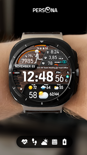 PER23 Digital Watch Face Bildschirmfoto 16
