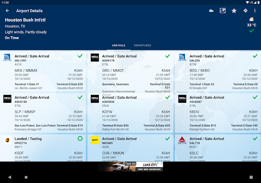 FlightAware Flug-Tracker Bildschirmfoto 17