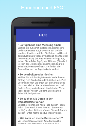 Blutdruck-Tagebuch Bildschirmfoto 3