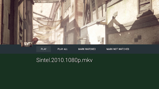 Vimu Media Player für TV Bildschirmfoto 1