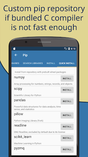 Pydroid 3 - IDE for Python 3 Bildschirmfoto 4