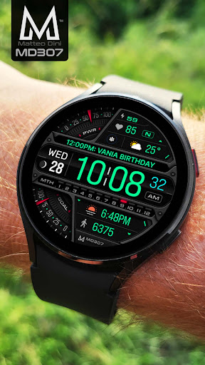 MD307 Digital watch face Bildschirmfoto 6