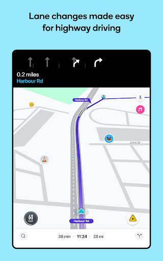 Waze Navigation und Verkehr Bildschirmfoto 4