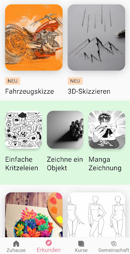 Zeichnen Lernen: Skizzen App Bildschirmfoto 1