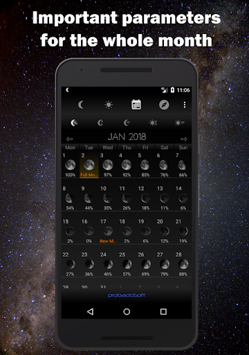Moon Phase Calendar Bildschirmfoto 8