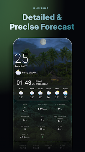 Wetter Live Wallpaper Bildschirmfoto 6