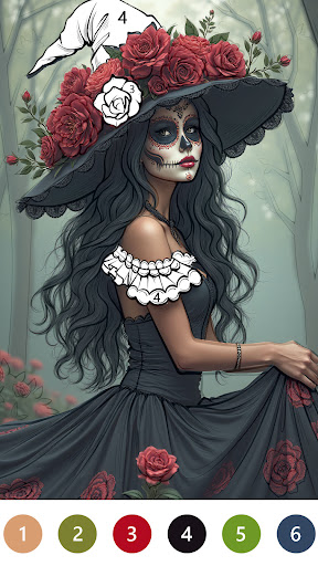 Macabre Color Paint By Number Bildschirmfoto 20
