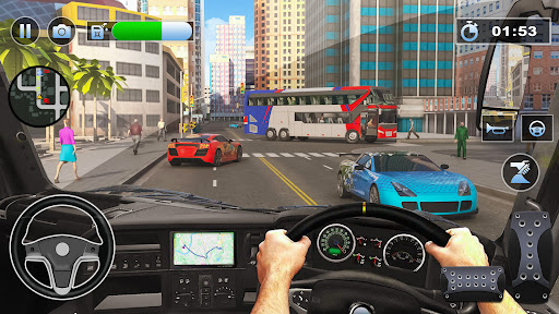 Bus Simulator : 3D Bus Games Bildschirmfoto 13