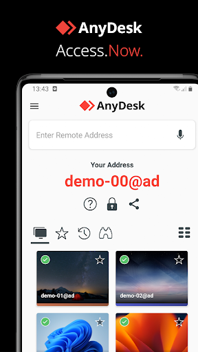 AnyDesk Remote-Desktop Bildschirmfoto 2