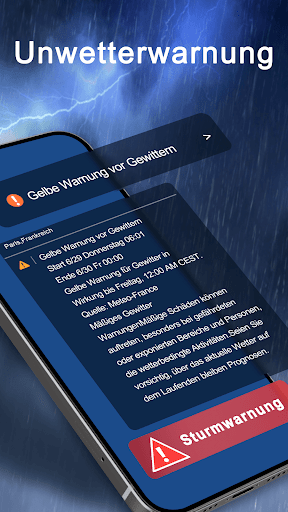 Live-Wetter & Regenradar Bildschirmfoto 8