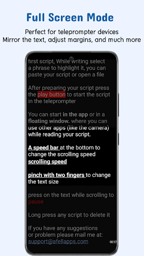 Nano Teleprompter Bildschirmfoto 3