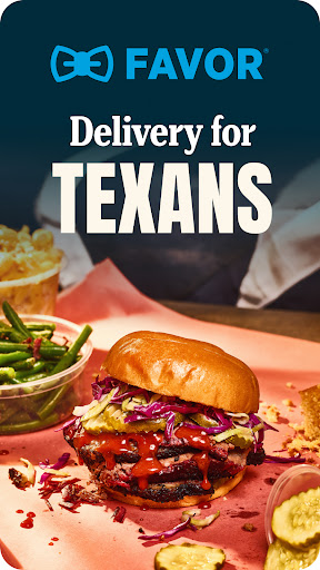 Favor: Texas Food Delivery Bildschirmfoto 2
