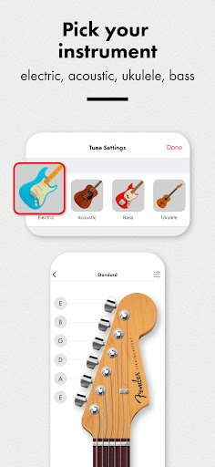 Fender Gitarre Stimmgerät Bildschirmfoto 4