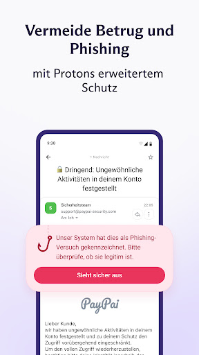 Proton Mail: sichere E-Mails Bildschirmfoto 2