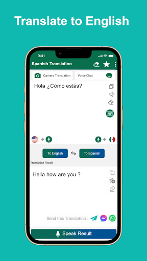 Spanisch Englisch Übersetzer Bildschirmfoto 1