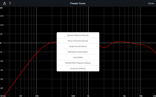 Audyssey MultEQ Editor app Bildschirmfoto 10