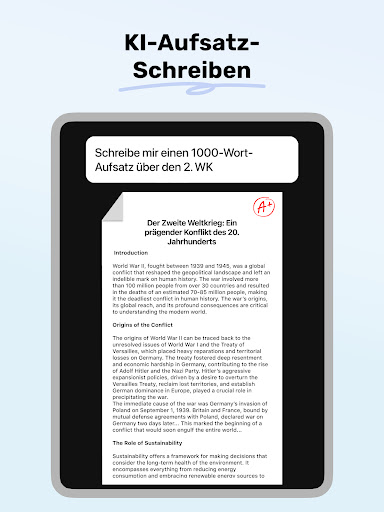 Homework AI – Mathe & Aufsätze Bildschirmfoto 9