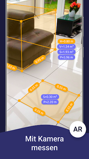 AR Ruler App: Lineal & Maßband Bildschirmfoto 2