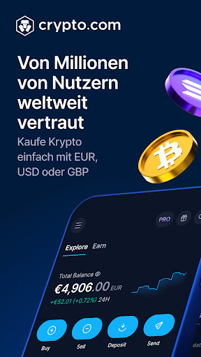 Crypto.com - Kaufe BTC ETH CRO Bildschirmfoto 4